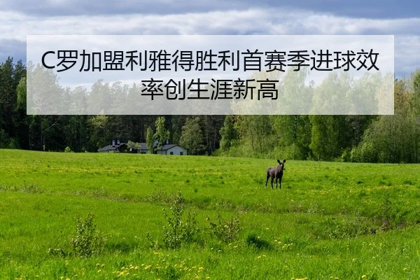 C罗加盟利雅得胜利首赛季进球效率创生涯新高