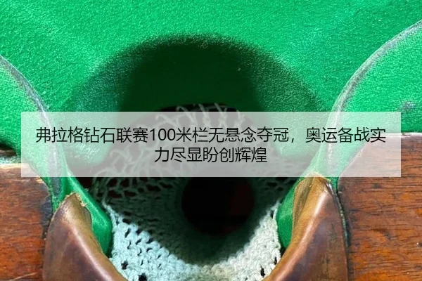 弗拉格钻石联赛100米栏无悬念夺冠，奥运备战实力尽显盼创辉煌